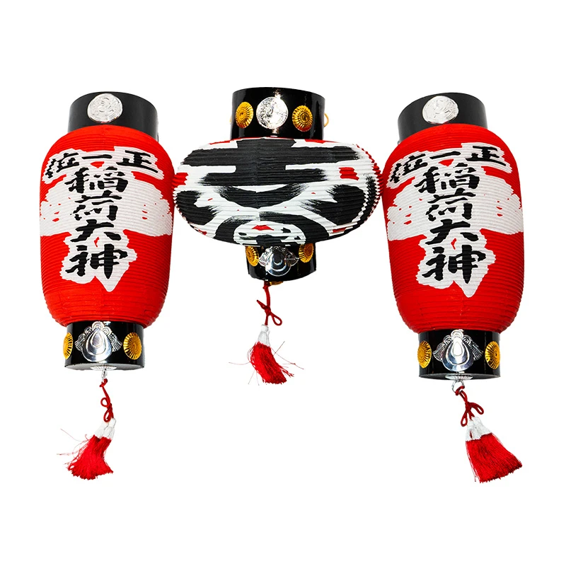 Amazon｜正一位稲荷提灯 一対 神棚用 稲荷大神 (径10×高29cm